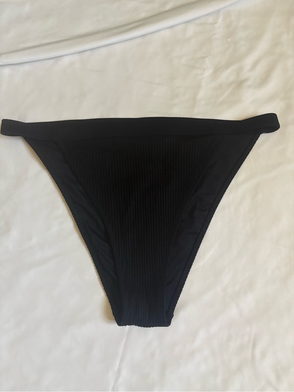 Victoria's Secret Black Ribbed Bikini Bottom